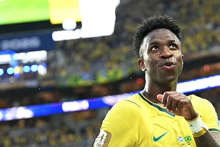 Vinicius Junior has four goals and one assist for Brazil after the World Cup group stage